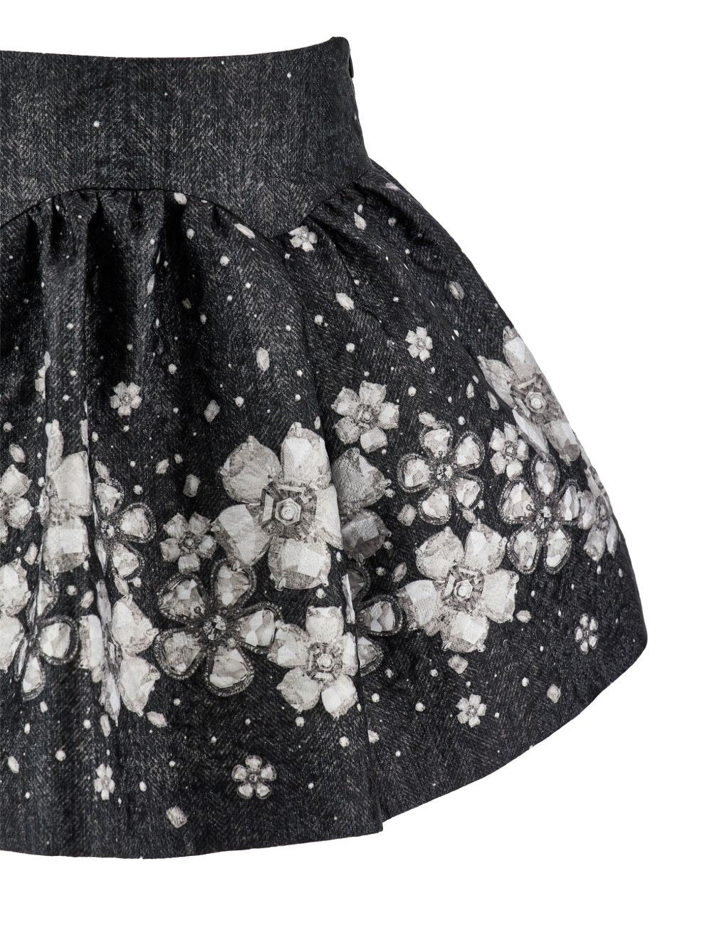Grigio per bambina Monnalisa Kids grigia con stampa grafica floreale 71H705 8661 5099 MONNALISA KIDS
