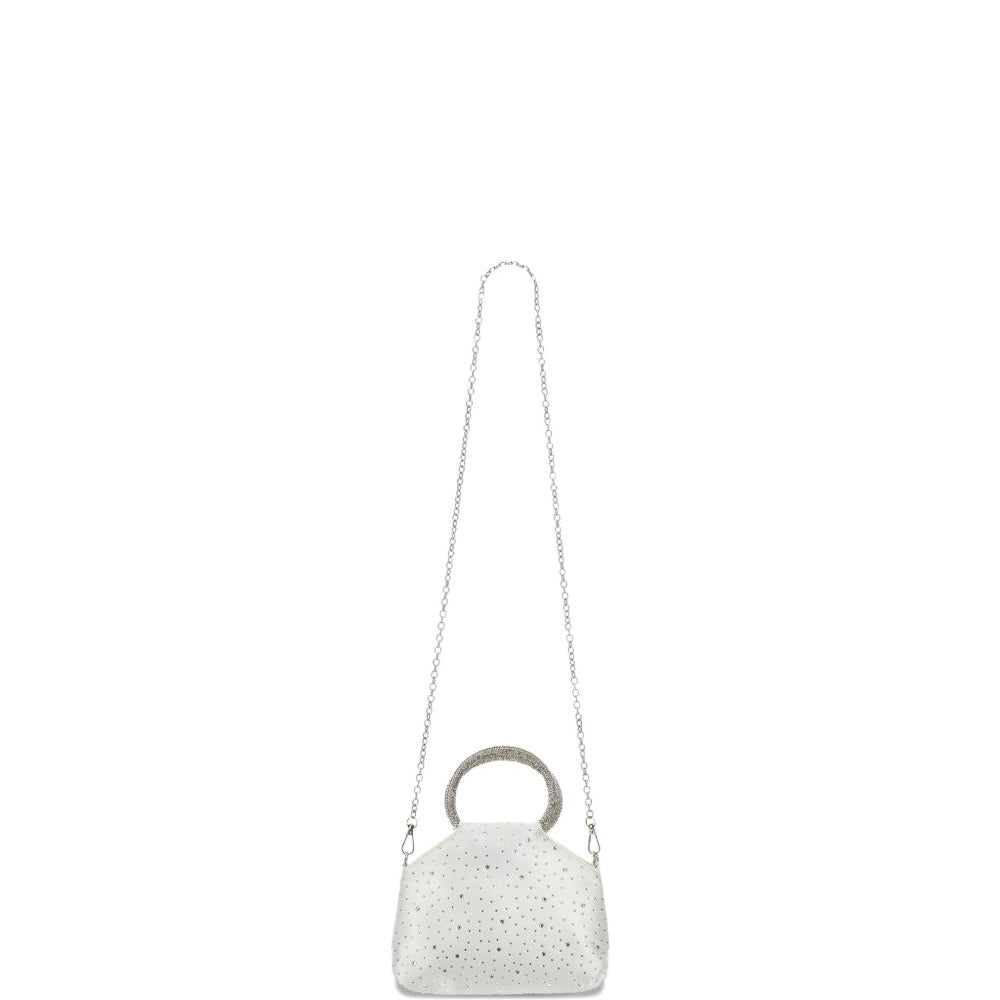 Borsa per bambina Monnalisa Kids bianca con decorazione con cristalli 79H004 8089 0001 MONNALISA KIDS