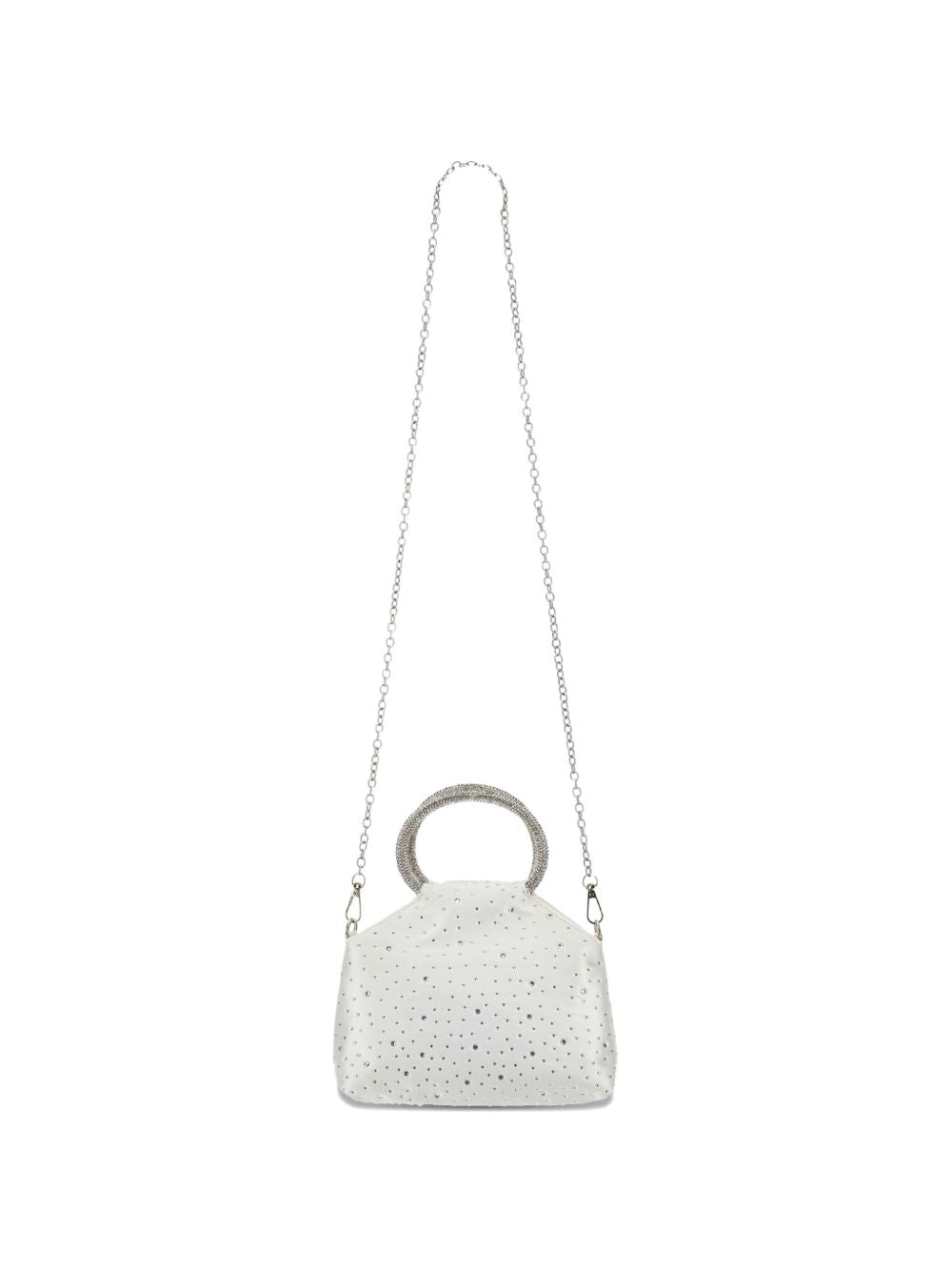 Borsa per bambina Monnalisa Kids bianca con decorazione con cristalli 79H004 8089 0001 MONNALISA KIDS