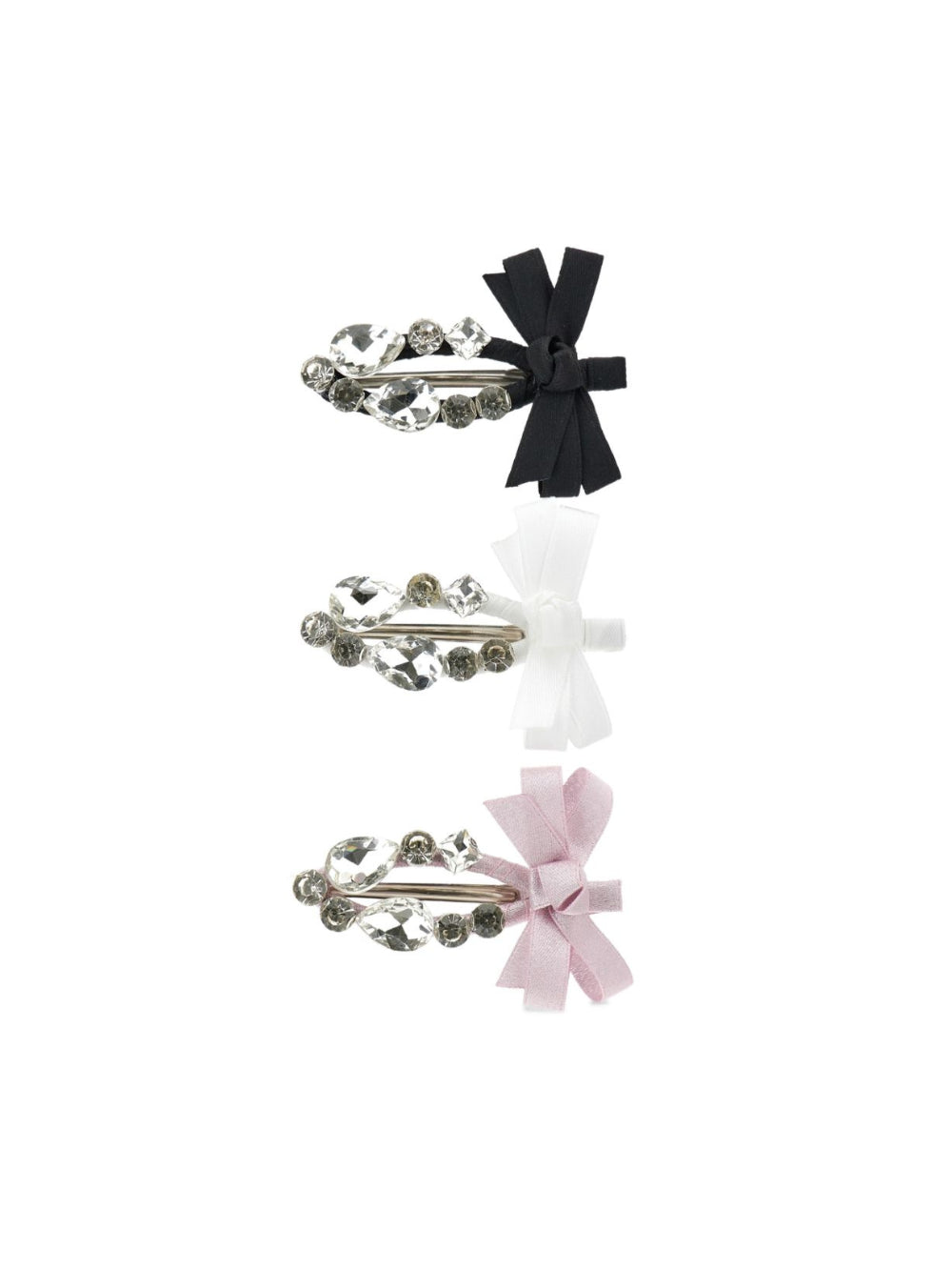 Set di 3 fermagli per bambina Monnalisa Kids multicolore con cristalli 79H099 8088 0084 MONNALISA KIDS