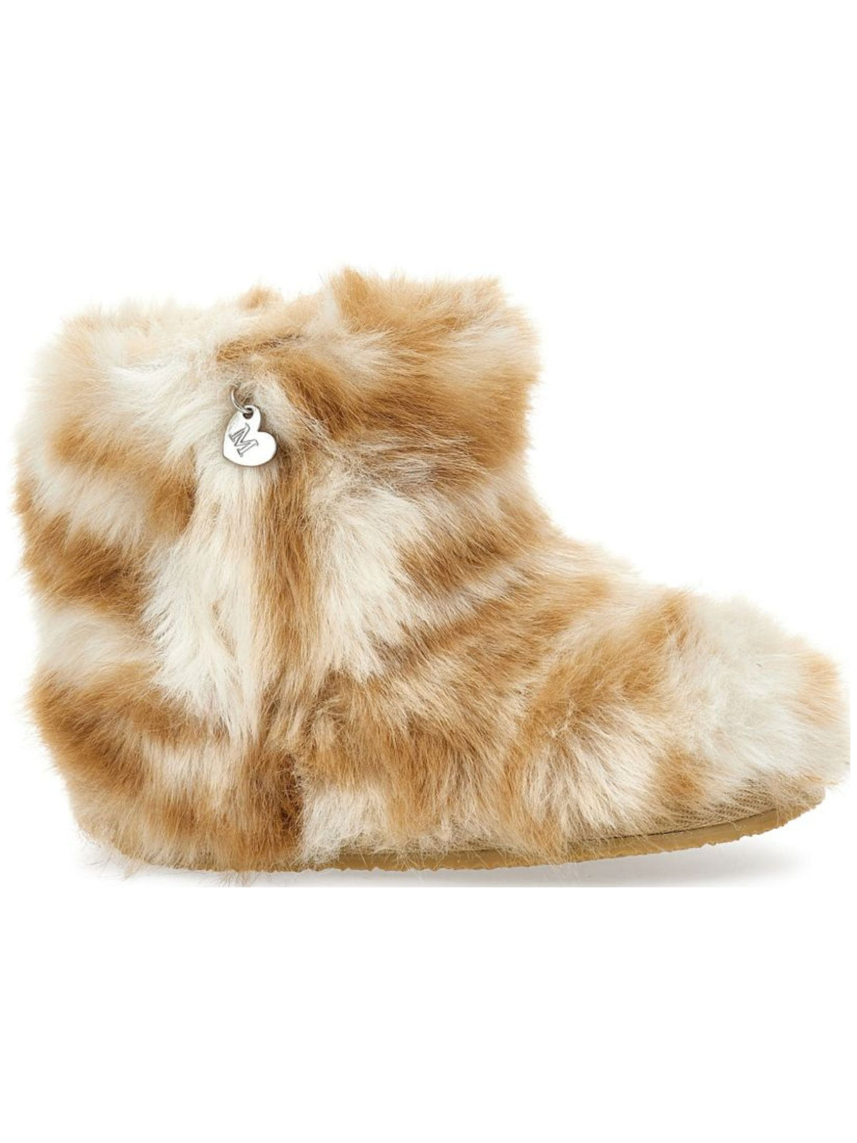 Stivali per bambina Monnalisa Kids beige con stampa grafica animalier 83H002 8035 0080 MONNALISA KIDS