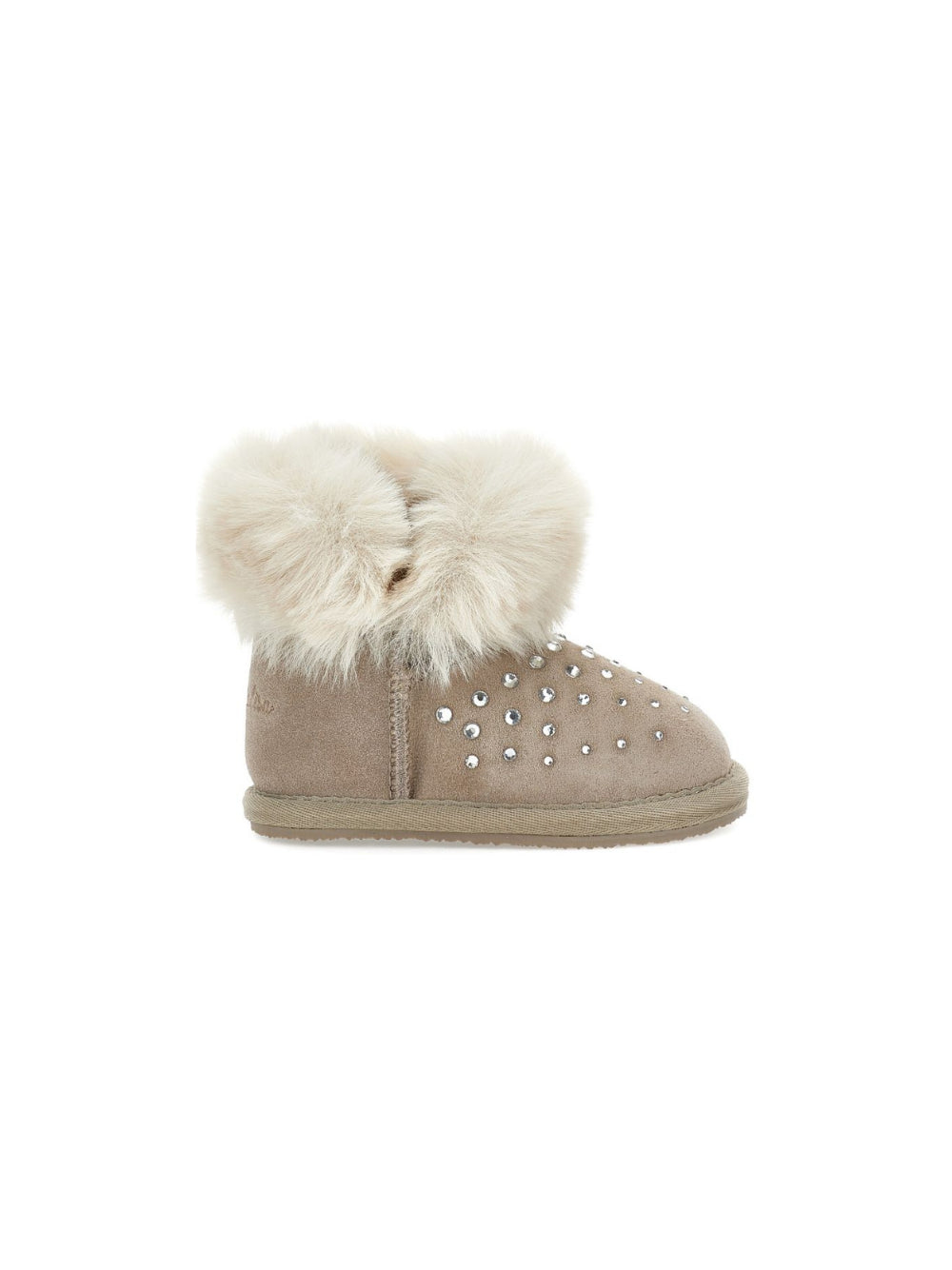 Stivali per bambina Monnalisa Kids beige con strass 83H003 8775 0033 MONNALISA KIDS