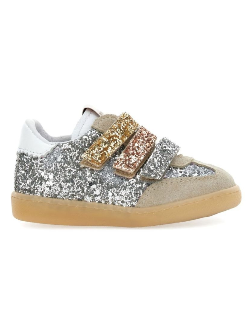 Sneakers per bambina Monnalisa Kids multicolore con decorazione glitter 83H004 8779 7075 MONNALISA KIDS