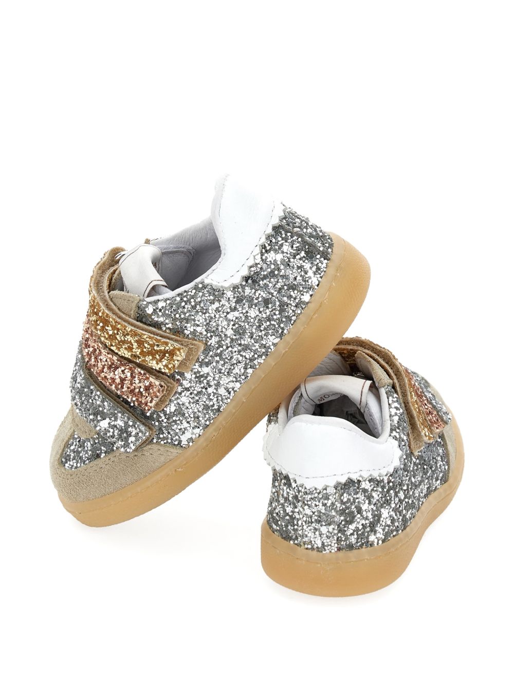 Sneakers per bambina Monnalisa Kids multicolore con decorazione glitter 83H004 8779 7075 MONNALISA KIDS