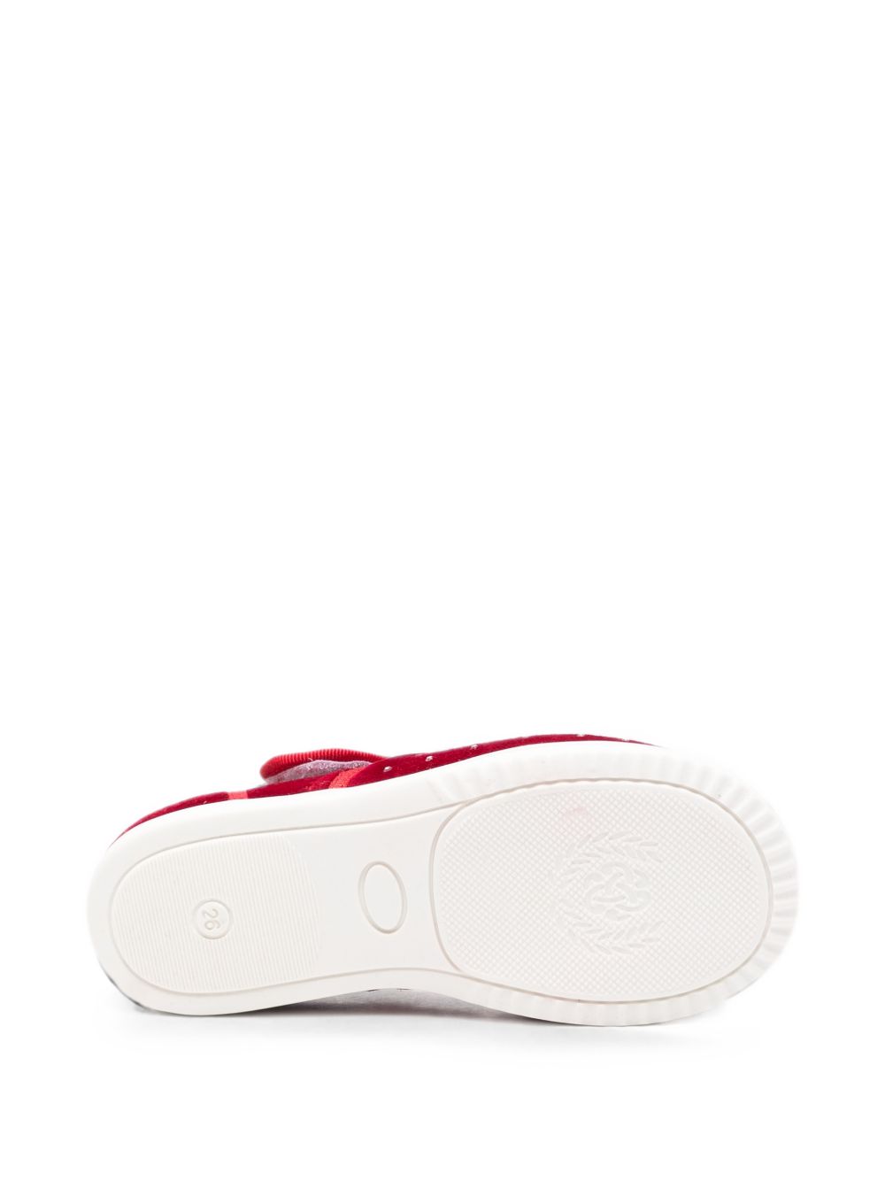 Ballerine per bambina Monnalisa Kids rosse con dettagli strass 83H010 8788 0043 MONNALISA KIDS