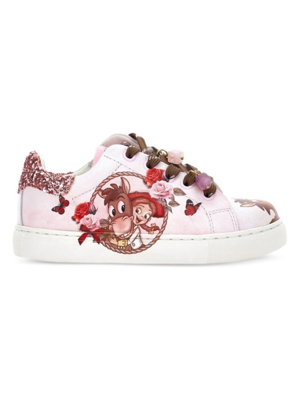 Sneakers per bambina Monnalisa Kids rosa con stampa grafica Toy Story 8CH003 8771 094F MONNALISA KIDS