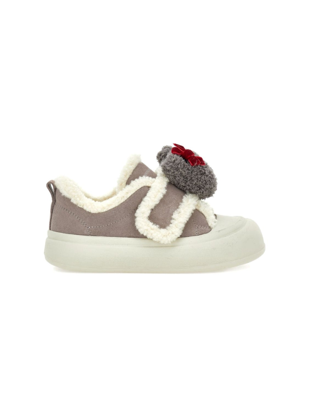 Sneakers per bambina Monnalisa Kids marroni con applicazione orsetti 8CH008 8789 0032 MONNALISA KIDS