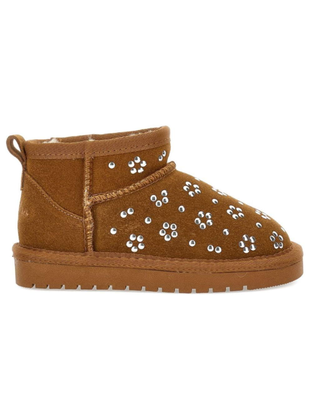 Stivaletti per bambina Monnalisa Kids marrone con decorazione 8CH009 8775 0003 MONNALISA KIDS