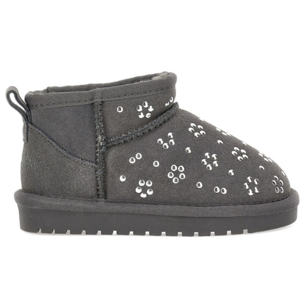 Stivaletti per bambina Monnalisa Kids grigi con decorazione 8CH009 8775 0032 MONNALISA KIDS