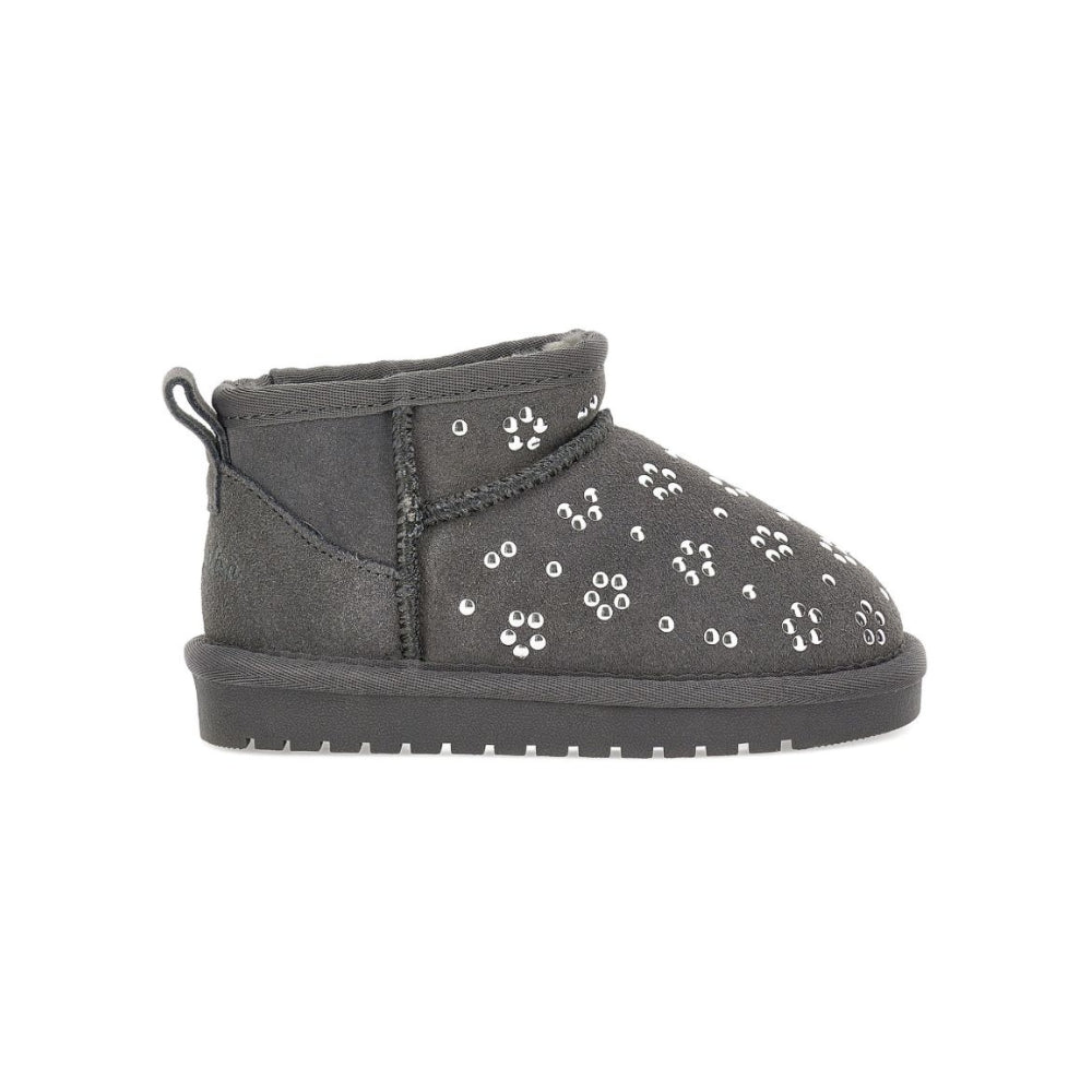 Stivaletti per bambina Monnalisa Kids grigi con decorazione 8CH009 8775 0032 MONNALISA KIDS
