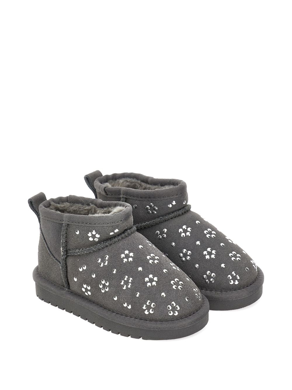 Stivaletti per bambina Monnalisa Kids grigi con decorazione 8CH009 8775 0032 MONNALISA KIDS