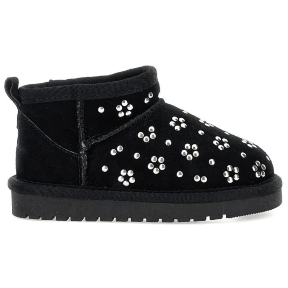Stivaletti per bambina Monnalisa Kids neri con decorazione 8CH009 8775 0050 MONNALISA KIDS