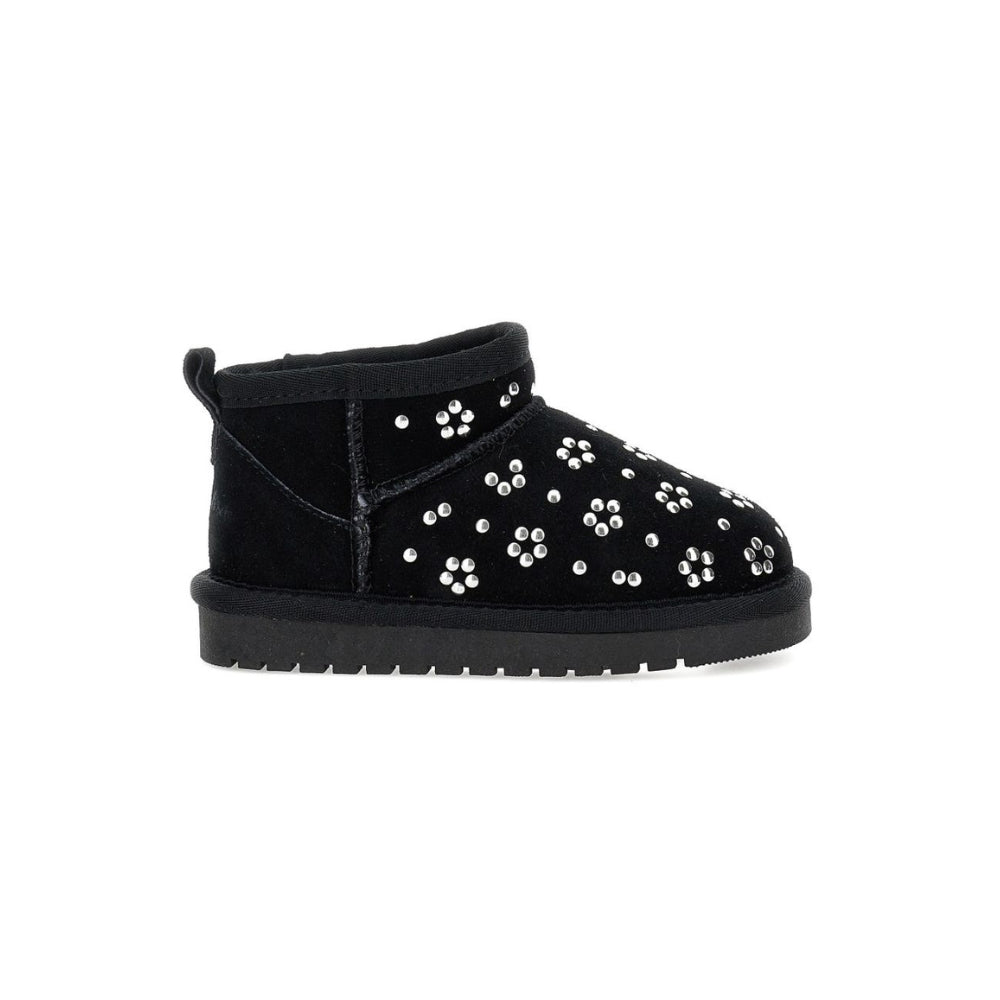 Stivaletti per bambina Monnalisa Kids neri con decorazione 8CH009 8775 0050 MONNALISA KIDS