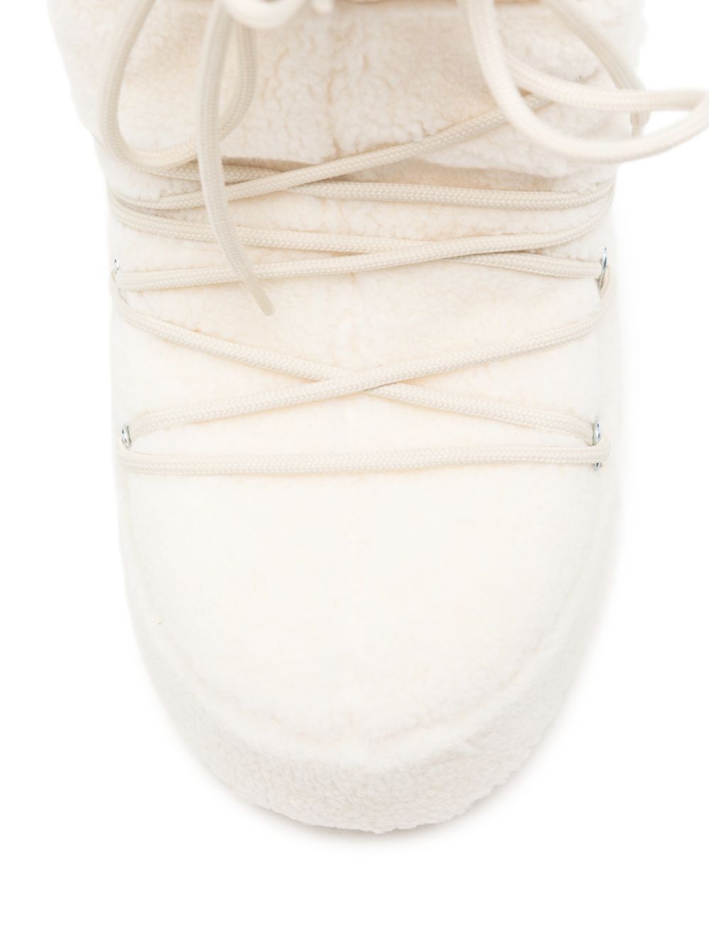 Stivali da neve per bambini bianchi con stampa logo Icon 80D1403080 H017 MOON BOOT KIDS