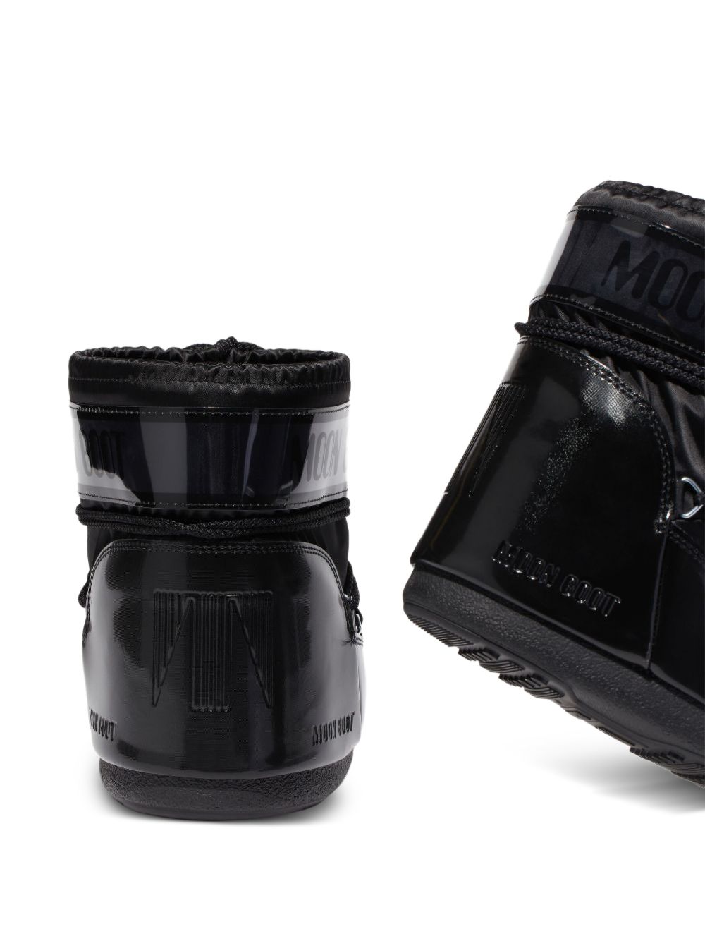 Stivali da neve per bambini Moon Boot Kids neri con dettaglio logo 80D1409350 N001 MOON BOOT KIDS