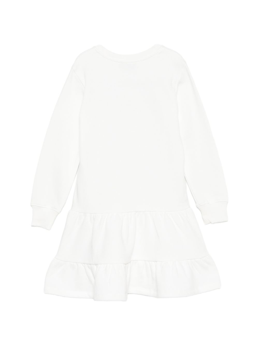 Abito per bambina Moschino Kids bianco con stampa grafica HDV0IBLCA83 10063 MOSCHINO KIDS