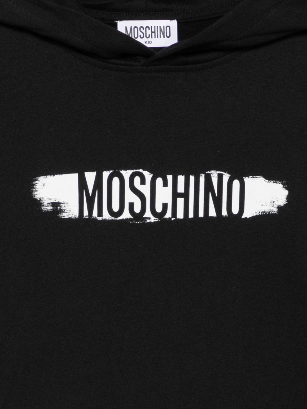 Abito per bambina Moschino Kids nero modello felpa HDV0ICLCA40 60100 MOSCHINO KIDS