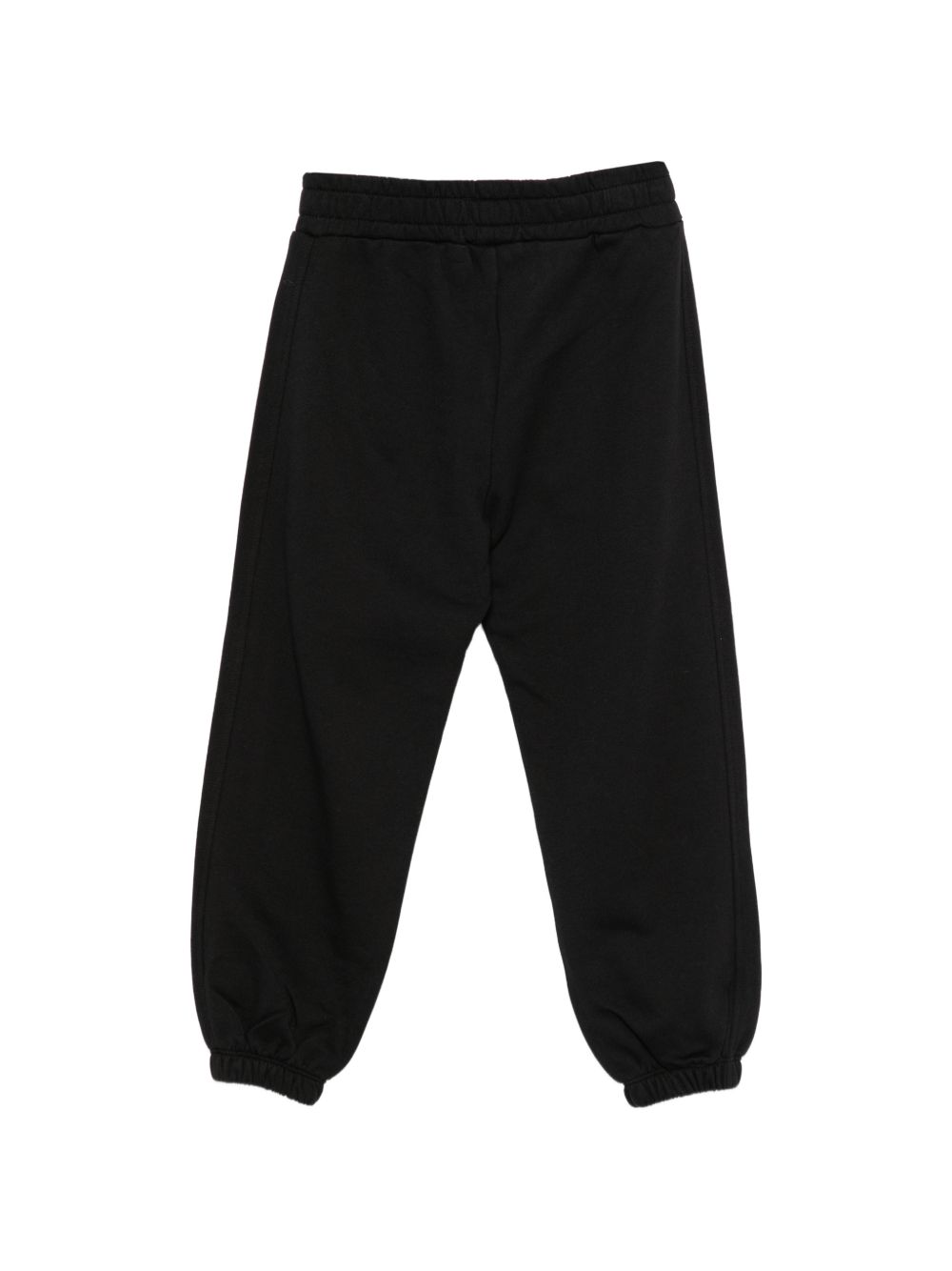 Pantatuta per bambino Moschino Kids nero con stampa logo sul davanti HUP09CLCA83 60100 MOSCHINO KIDS