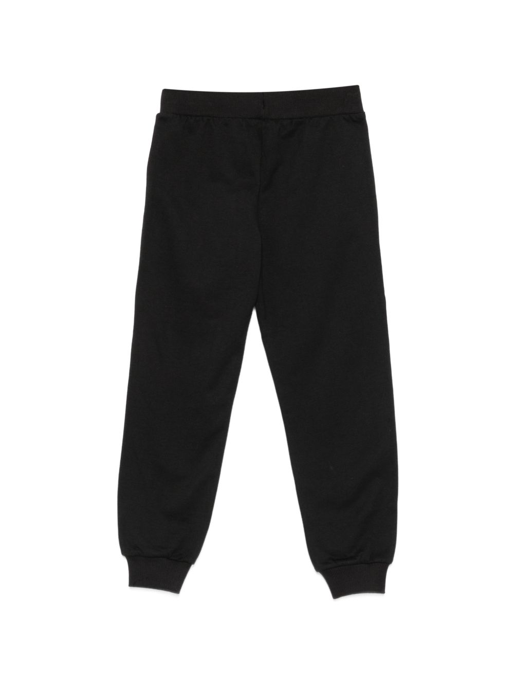 Pantatuta per bambino Moschino Kids nero con patch orsetto applicata HUP09DLCA83 60100 MOSCHINO KIDS