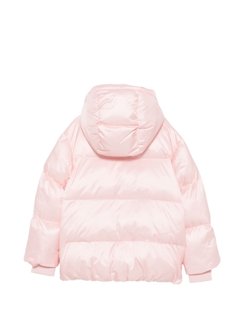 Giubbino per bambina Moschino Kids rosa con stampa logo sul davanti HUS05PL3AC3 50209 MOSCHINO KIDS