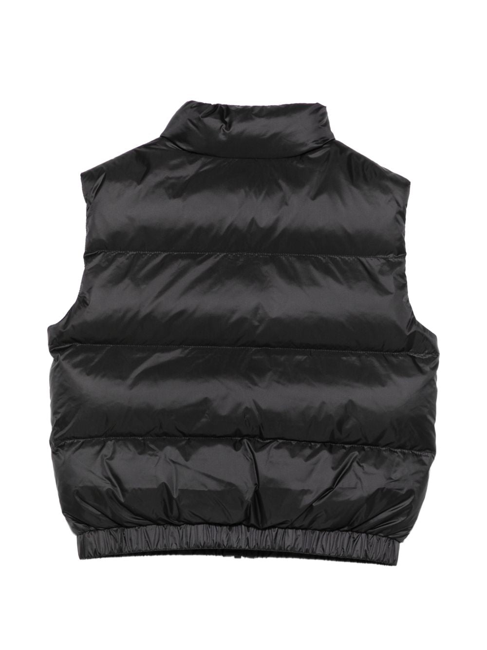Smanicato per bambino Moschino Kids nero con stampa logo sul davanti HUS05QL3AC3 60100 MOSCHINO KIDS