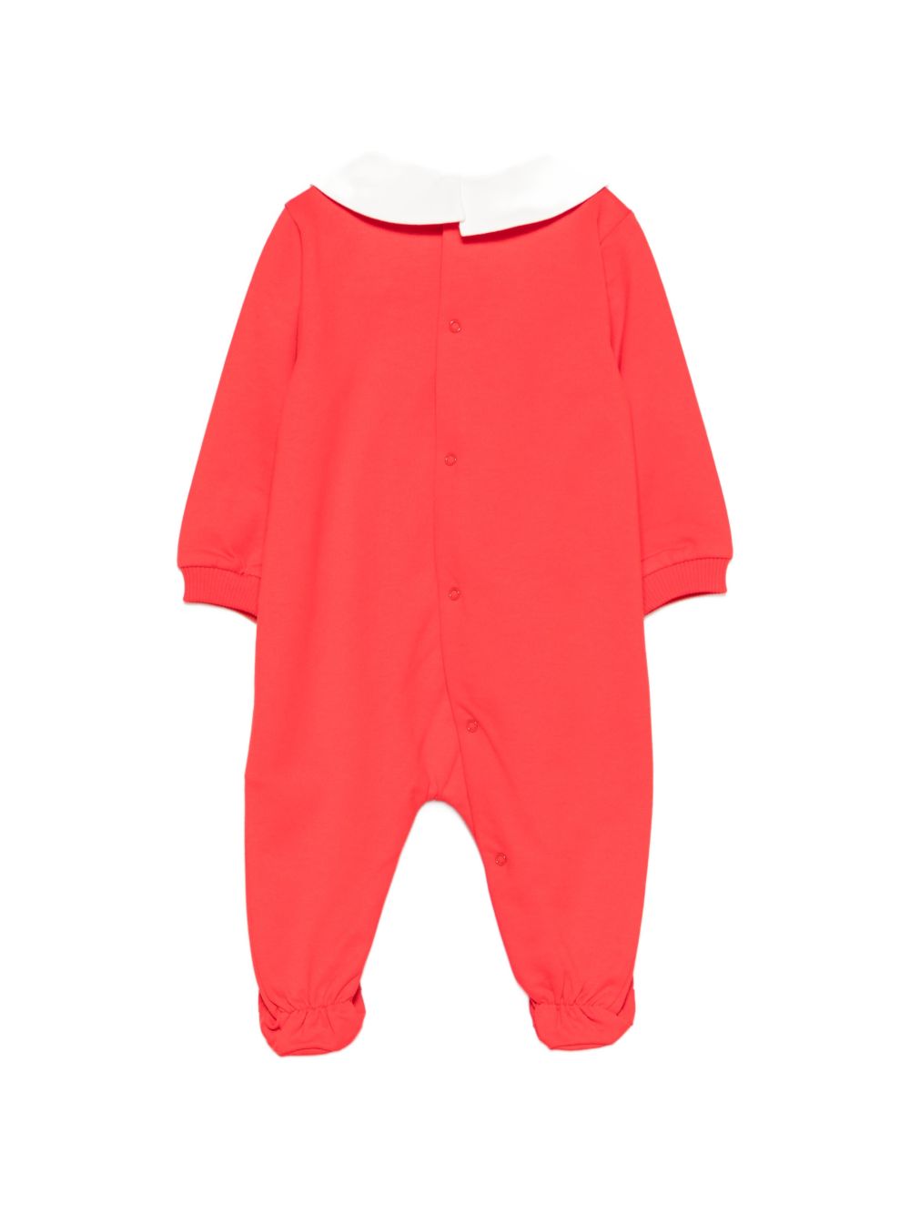 Tutina per neonati Moschino Kids rossa con Teddy e Albero di Natale M6Y037LCA61 50109 MOSCHINO KIDS