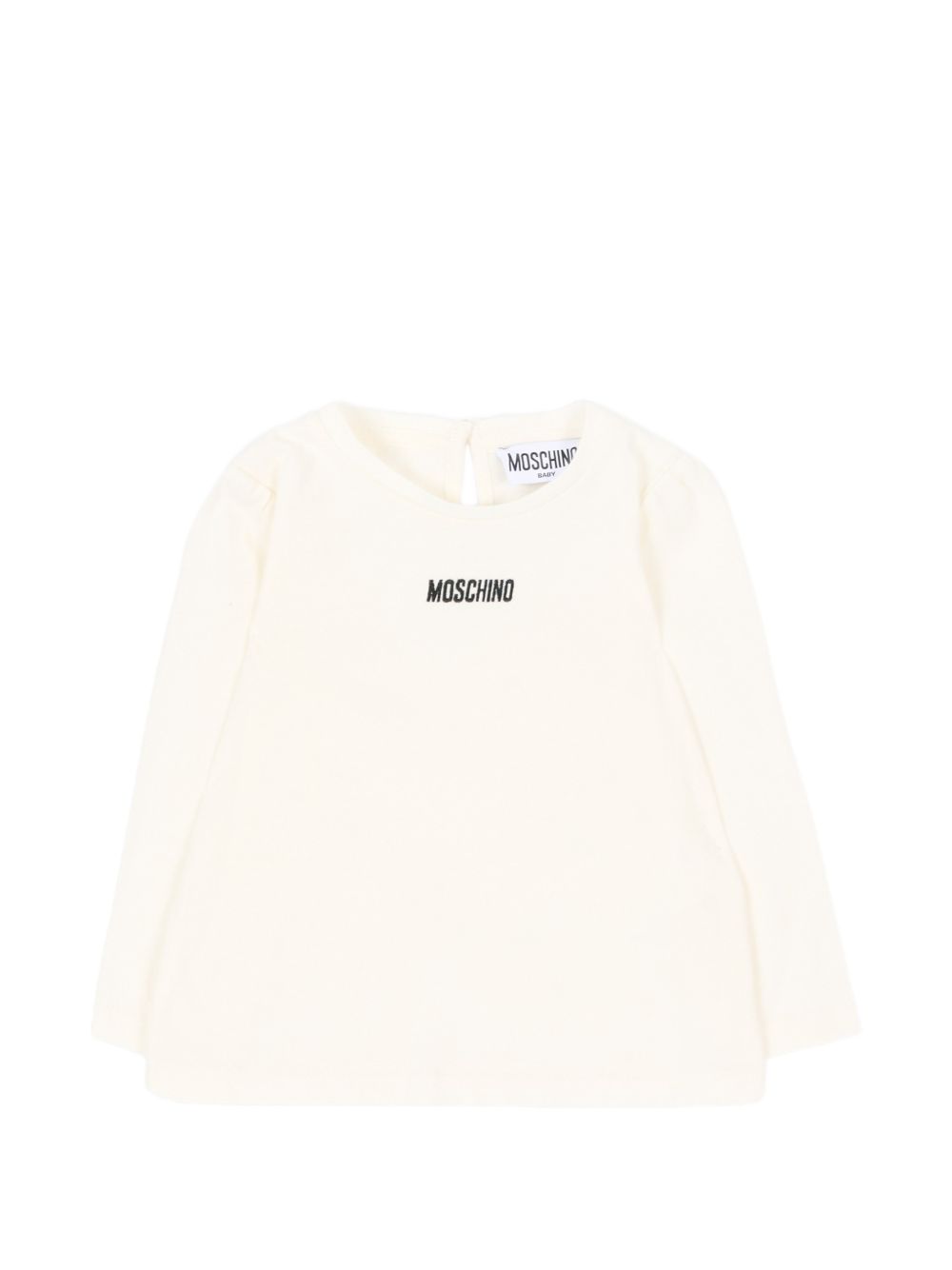 Set t-shirt e abito per neonata Moschino Kids beige con applicazione Teddy Bear MDK03PLIA00 20351 MOSCHINO KIDS