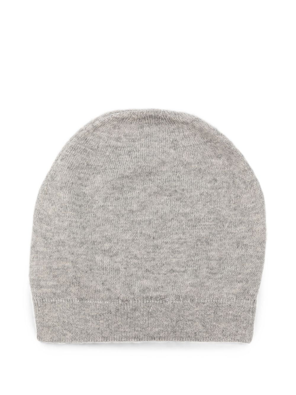 Berretto per neonati Moschino Kids grigio con lavorazione a intarsio a forma di orsetto di peluche MMX05KLHE43 60901 MOSCHINO KIDS