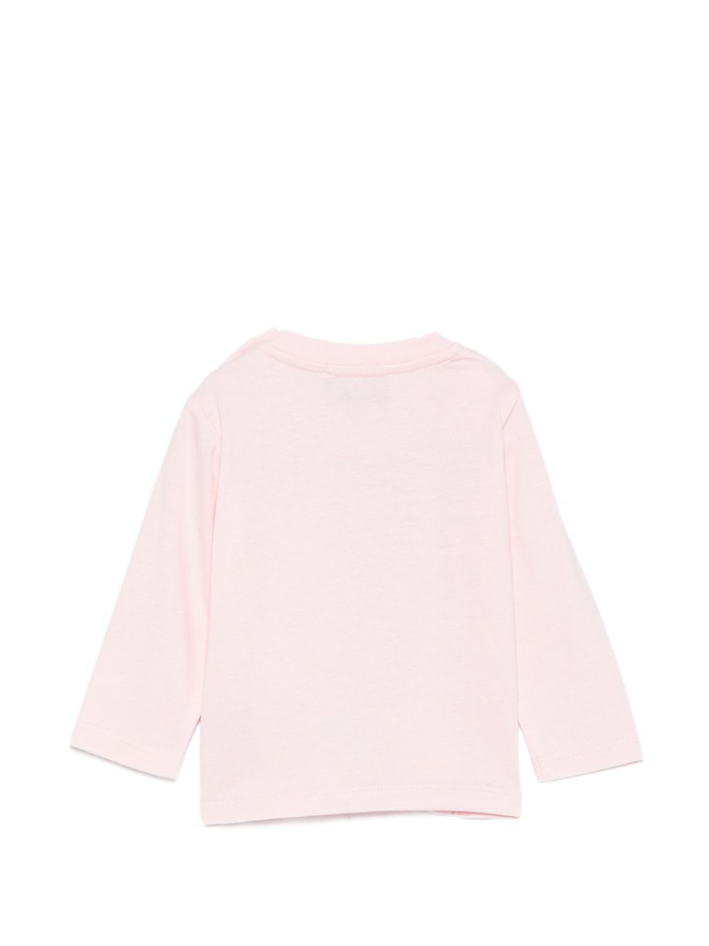 T-shirt per neonata Moschino Kids rosa con stampa Teddy sul davanti MSO014LAA10 50209 MOSCHINO KIDS