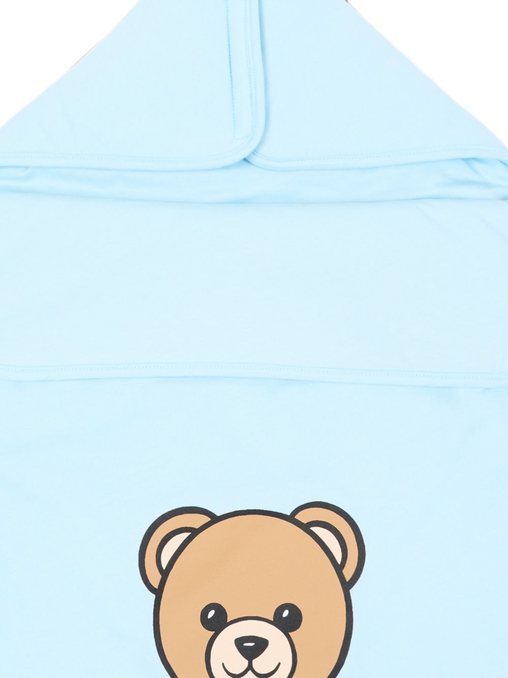 Sacco nanna per neonato Moschino Kids azzurro con motivo Teddy Bear MUE00WLCA40 40304 MOSCHINO KIDS