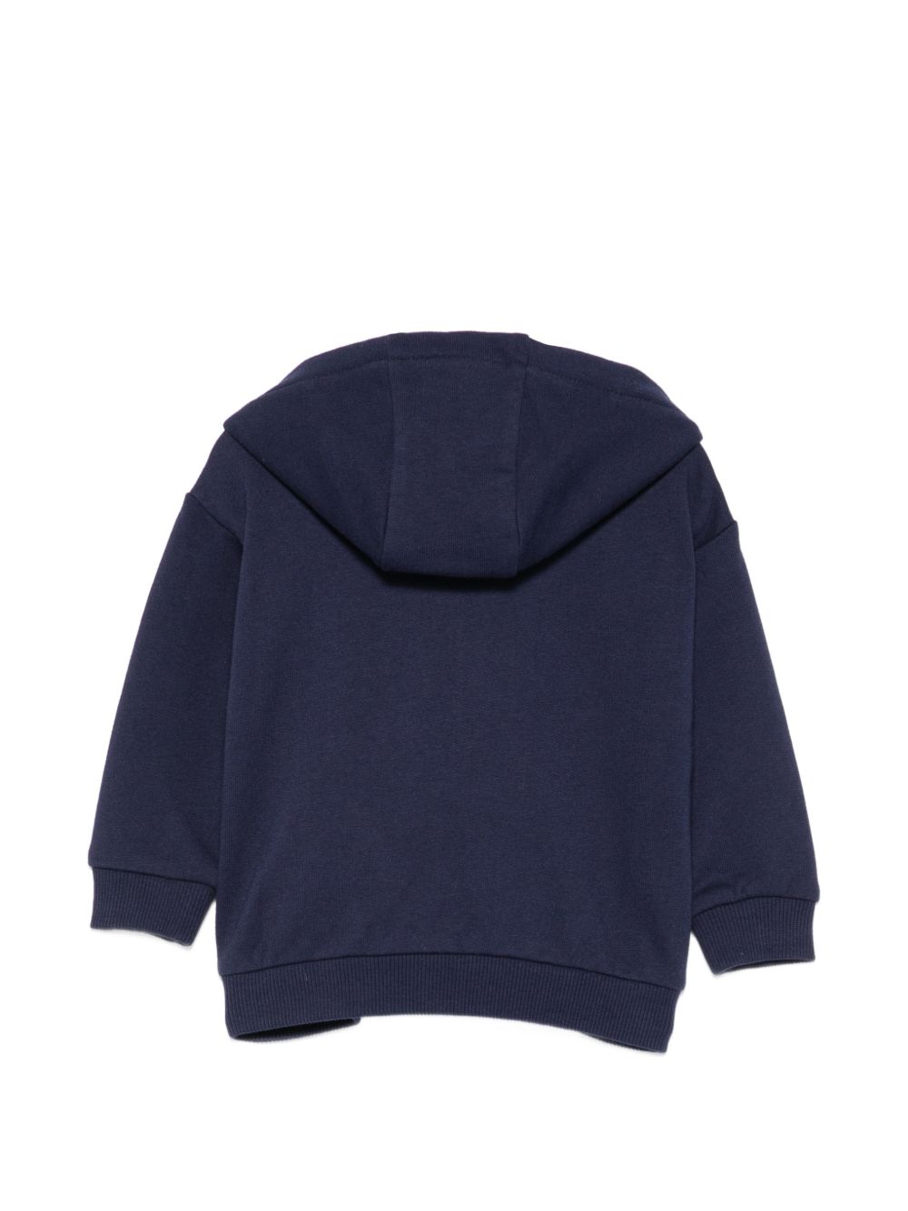 Felpa per neonati Moschino Kids blu con stampa grafica MUF06DLCA40 40016 MOSCHINO KIDS