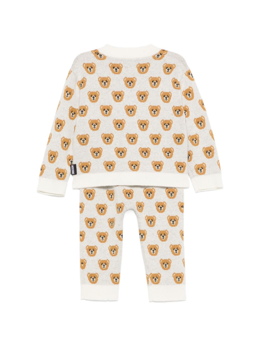 Completo per neonato Moschino Kids multicolore con stampa orsetto all-over MUK05PLHE82 10063 MOSCHINO KIDS
