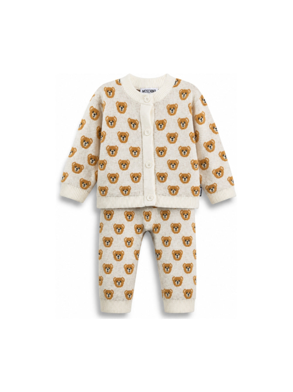 Completo per neonato Moschino Kids multicolore con stampa orsetto all-over MUK05PLHE82 10063 MOSCHINO KIDS