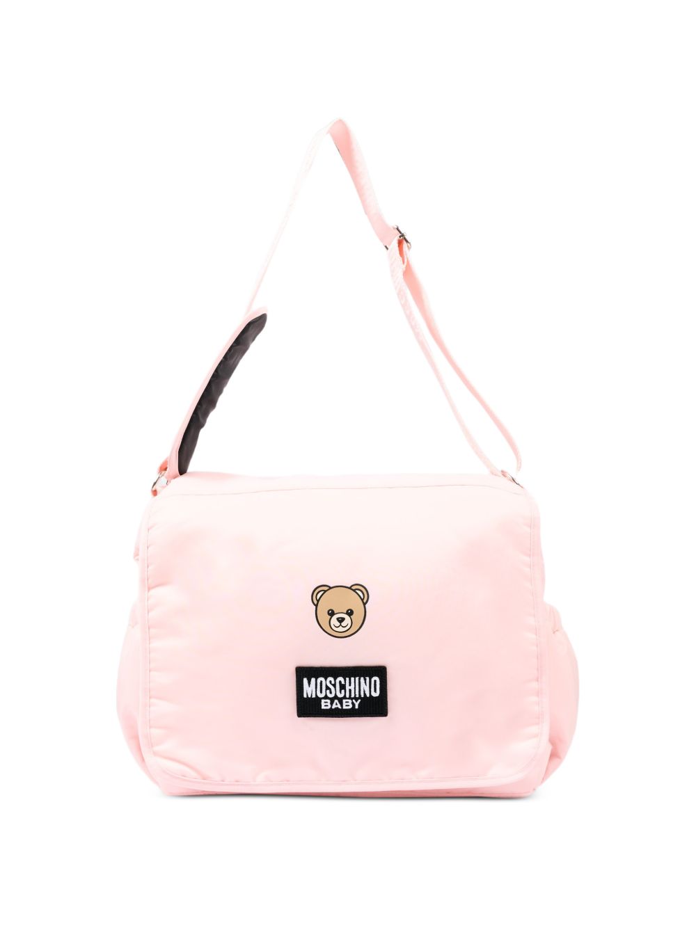 Borsa fasciatoio per neonata Moschino Kids rosa con motivo Teddy Bear MUX05YL3AC5 50209 MOSCHINO KIDS
