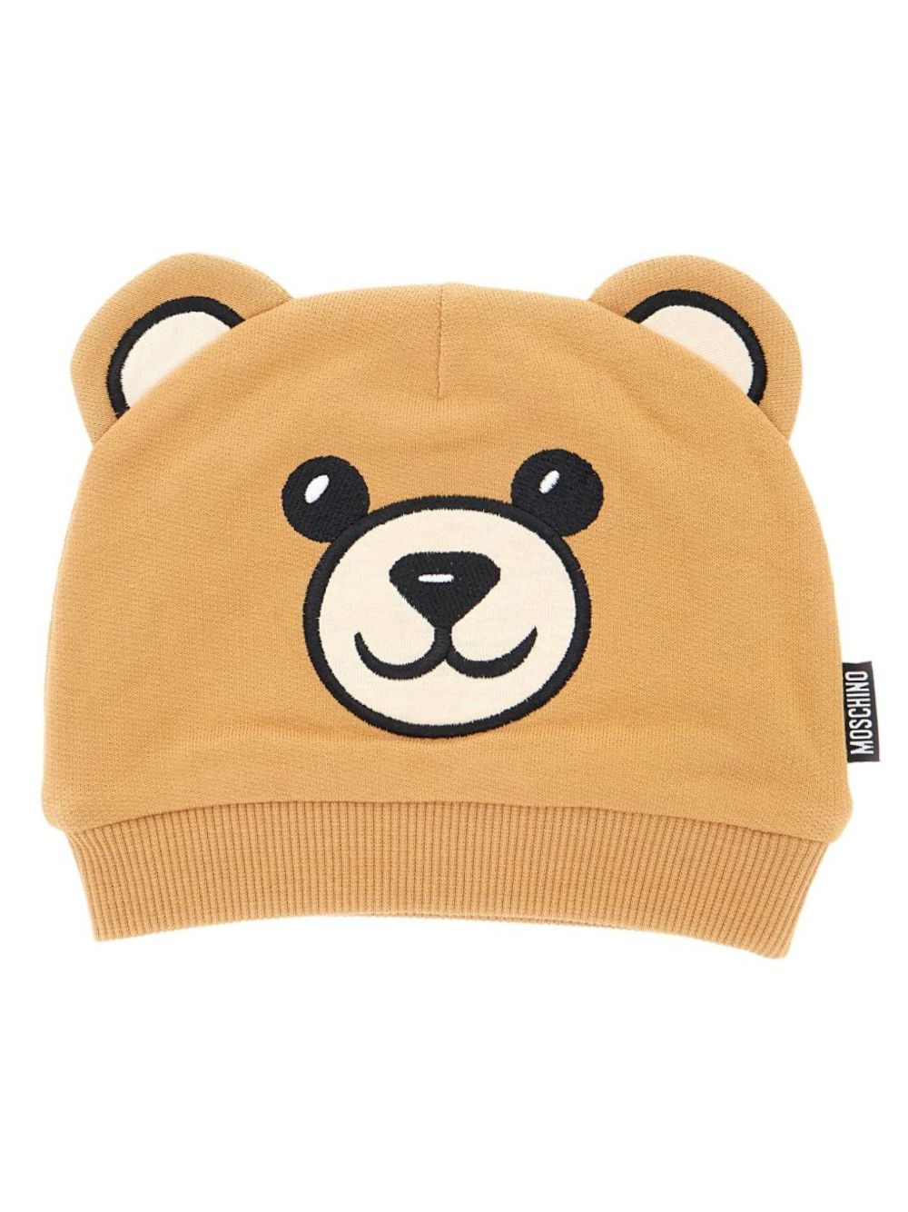 Cappello per neonati Moschino Kids marrone con motivo Teddy bear MUX063LCA93 20351 MOSCHINO KIDS