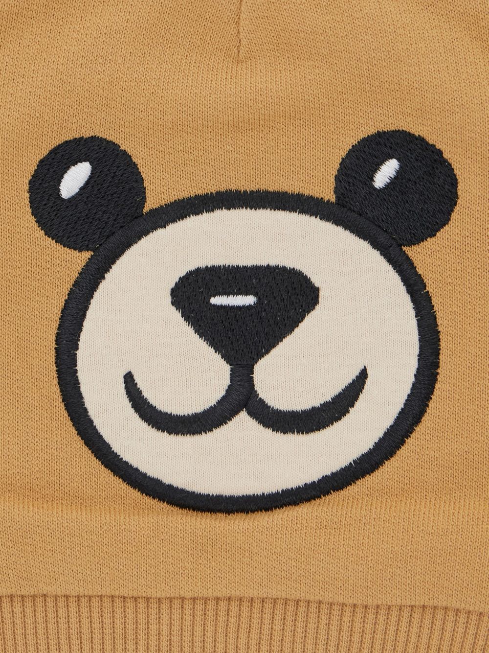 Cappello per neonati Moschino Kids marrone con motivo Teddy bear MUX063LCA93 20351 MOSCHINO KIDS