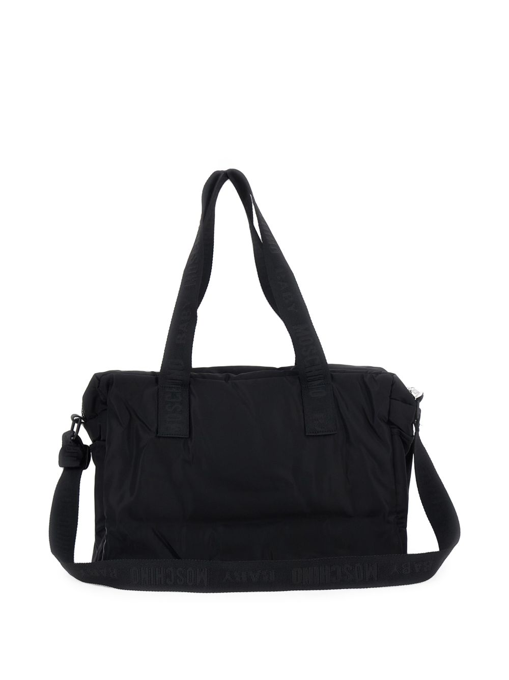 Borsa fasciatoio per neonati Moschino Kids nera con design imbottito MUX068L3A89 60100 MOSCHINO KIDS