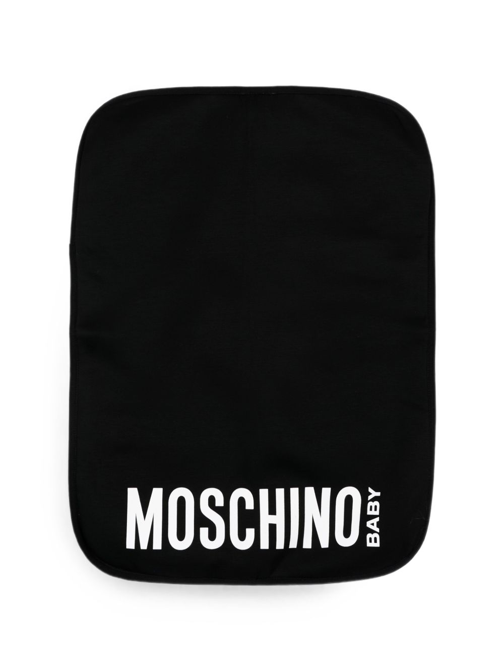 Borsa fasciatoio per neonati Moschino Kids nera con stampa orsetto sul davanti MUX069LDA32 60100 MOSCHINO KIDS