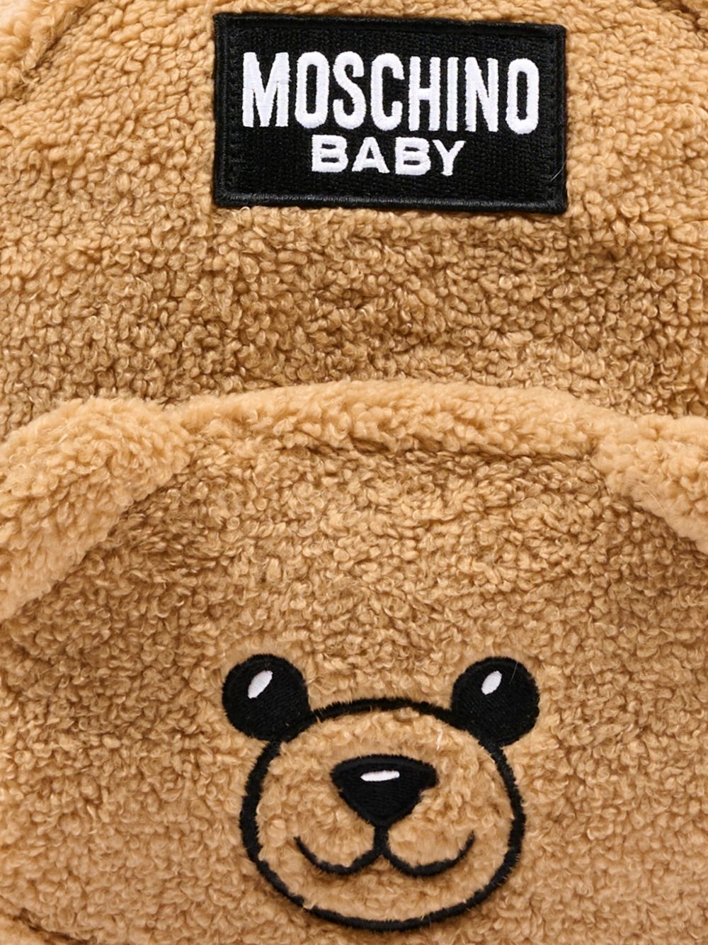Zaino per neonati Moschino Kids beige con motivo orsetto MUX06ALIA00 20351 MOSCHINO KIDS