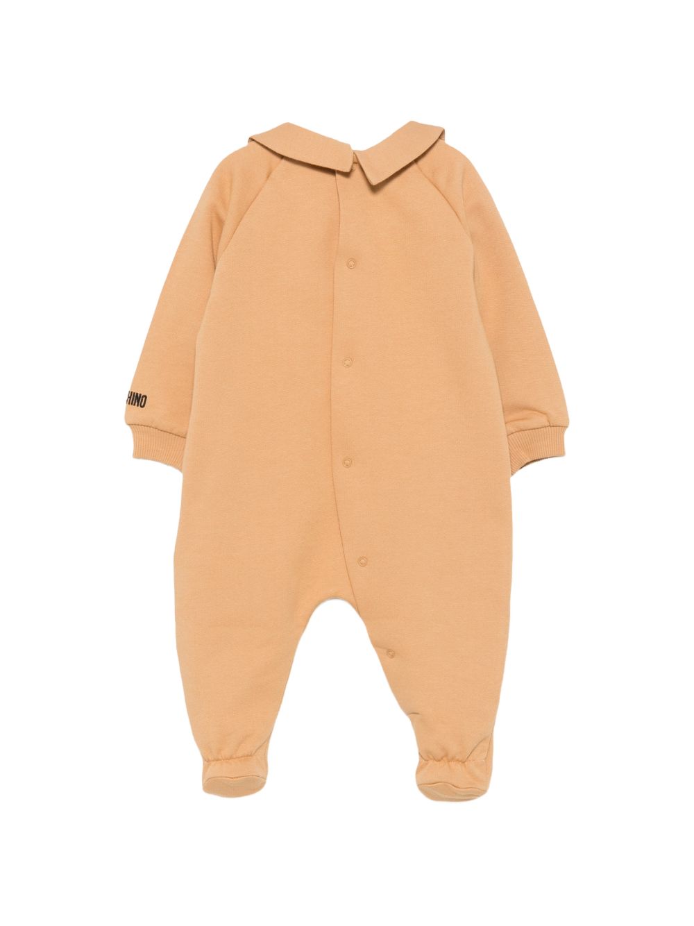 Tutina per neonati Moschino Kids beige con motivo Teddy Bear MUY09GLCA93 20351 MOSCHINO KIDS
