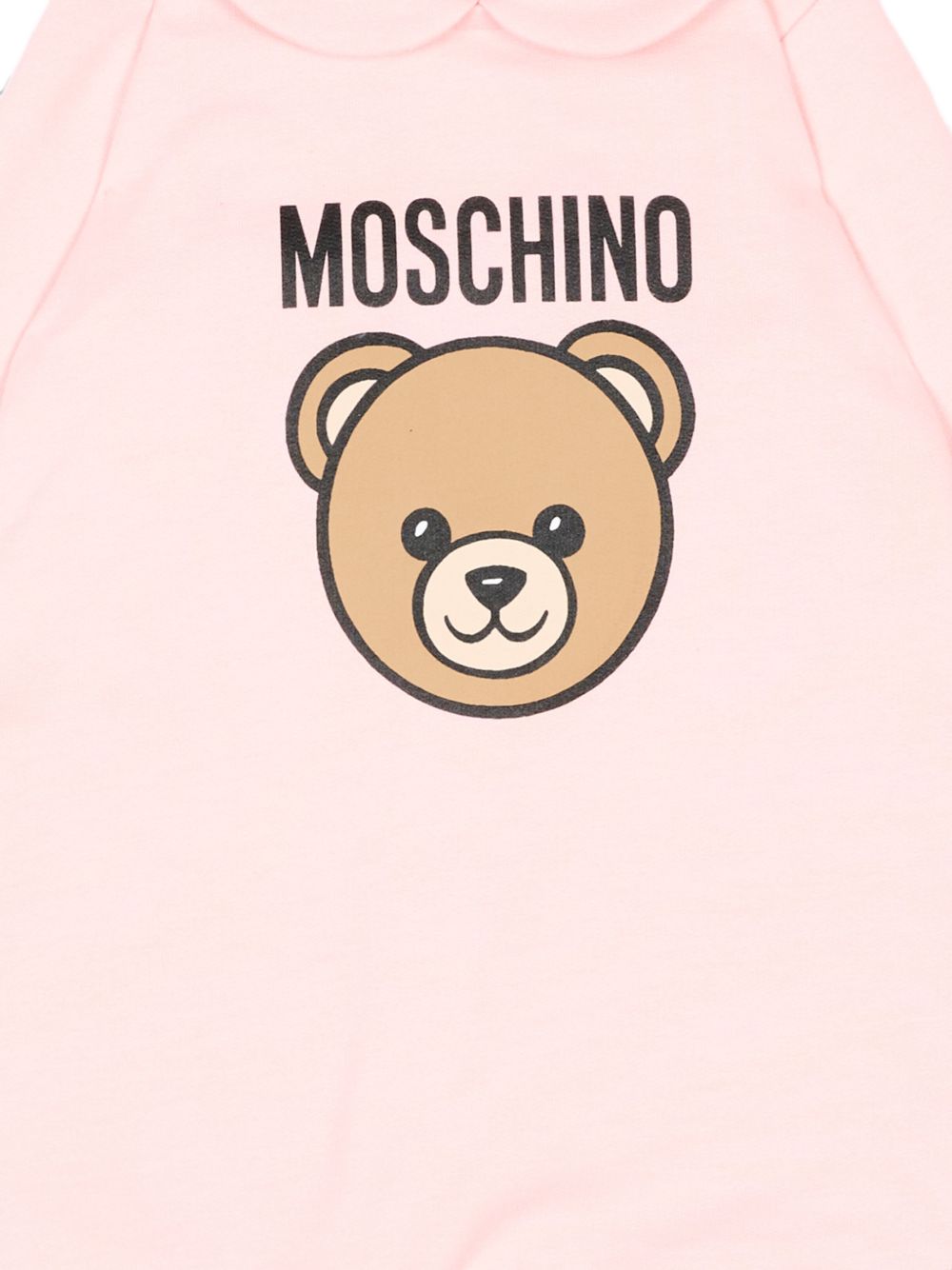 Tutina per neonata Moschino Kids rosa con stampa Teddy Bear MUY09OLCA40 50209 MOSCHINO KIDS