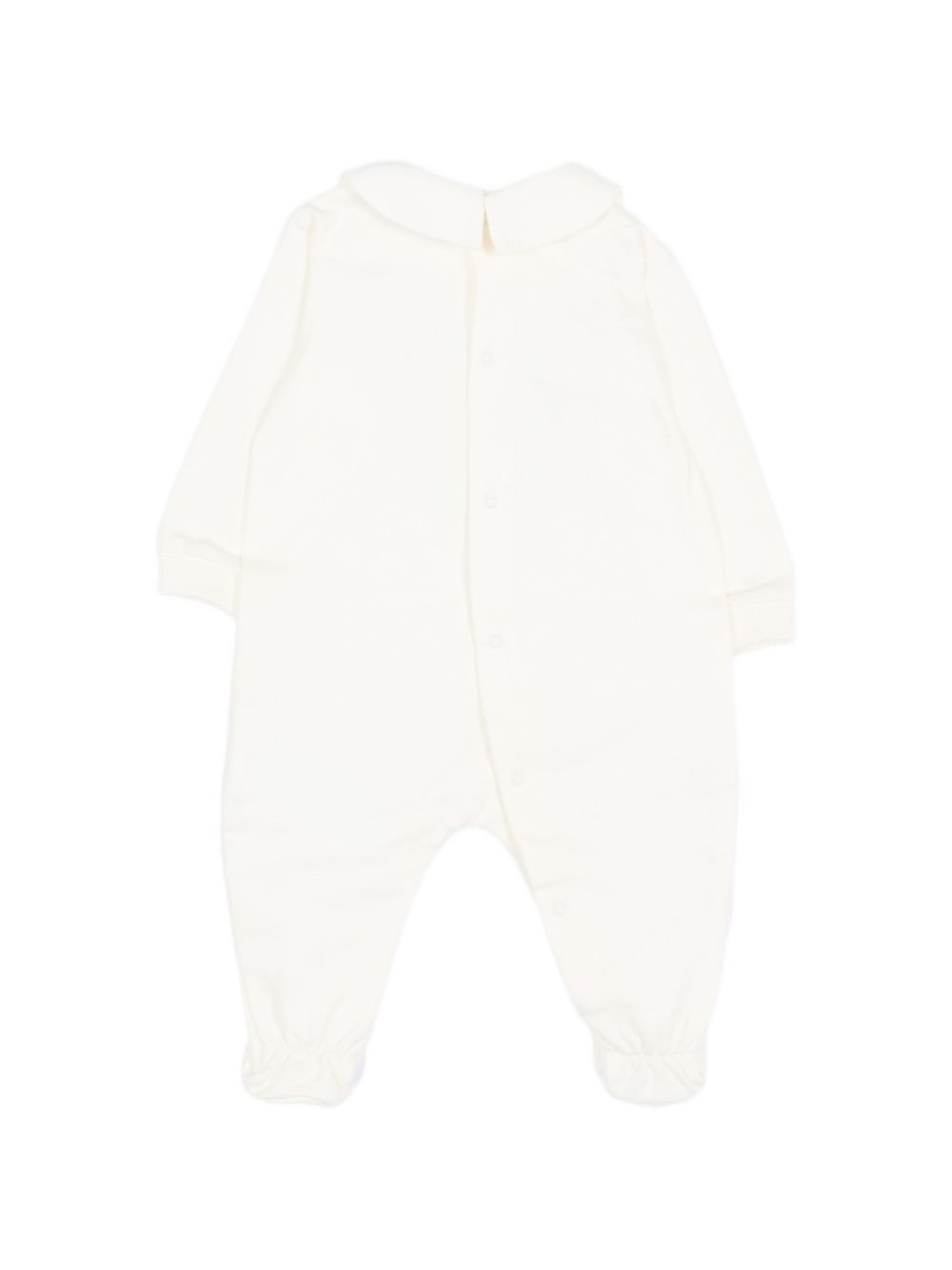 Set tutina, berretto e bavaglino per neonati Moschino Kids bianco con stampa Teddy Bear MUY09PLCA40 10063 MOSCHINO KIDS