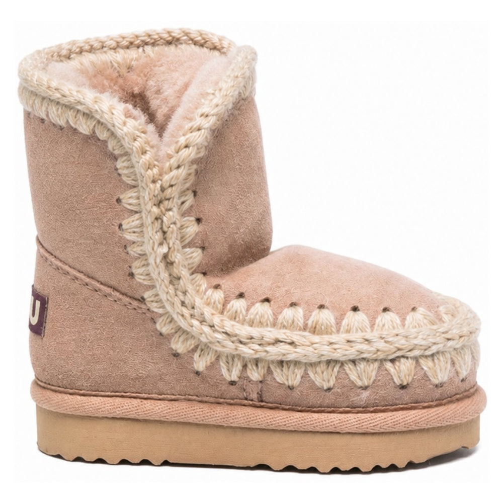 Stivaletti per bambina Mou Kids beige con design senza aperture FK101000A CAM MOU KIDS