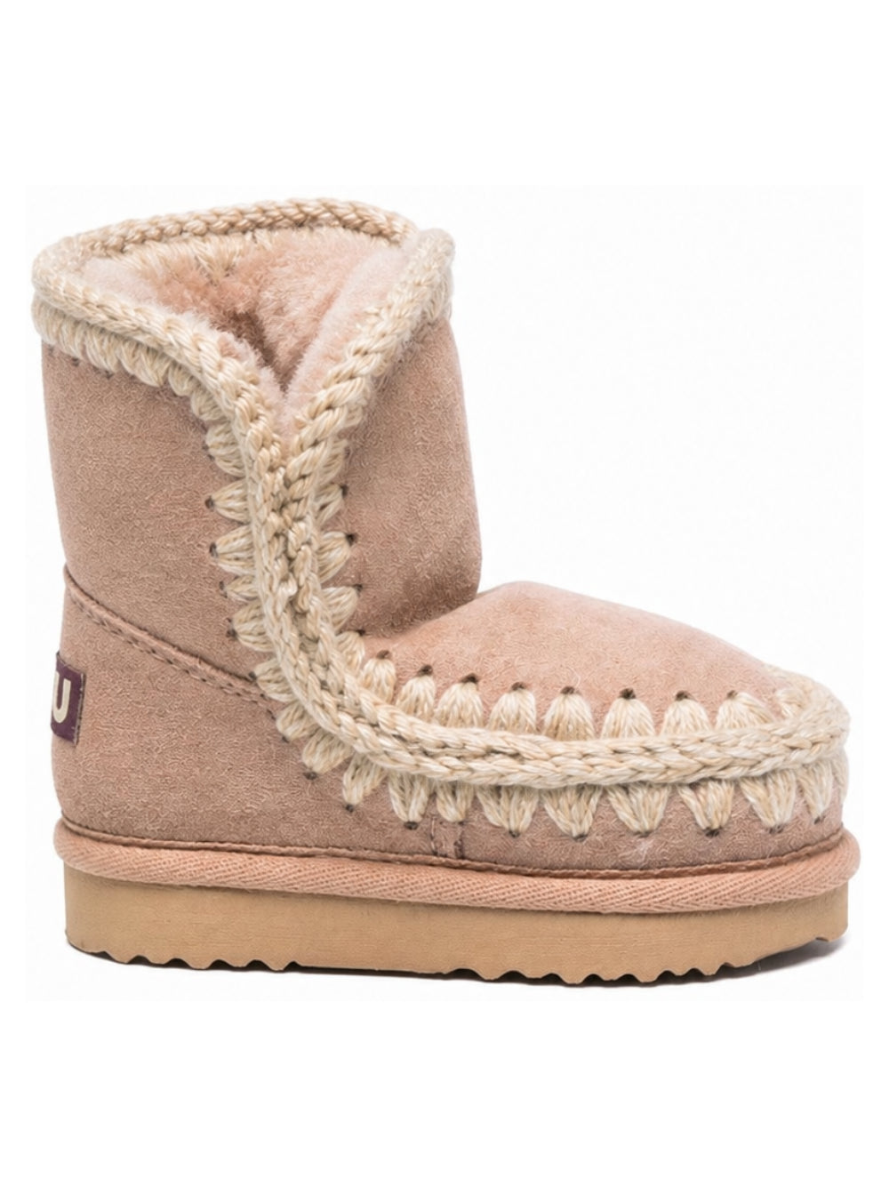 Stivaletti per bambina Mou Kids beige con design senza aperture FK101000A CAM MOU KIDS