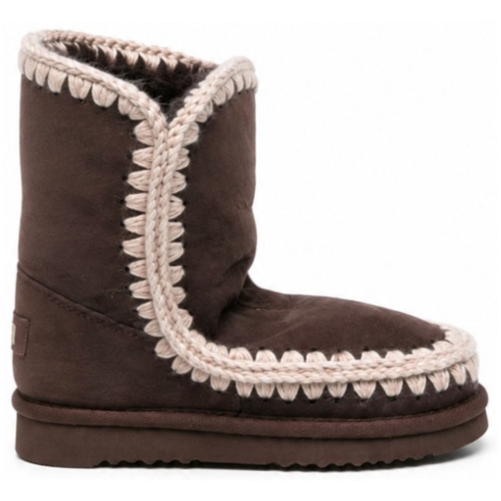 Stivali eskimo per bambina Mou Kids marrone con punta tonda FK101000A MOCHA MOU KIDS
