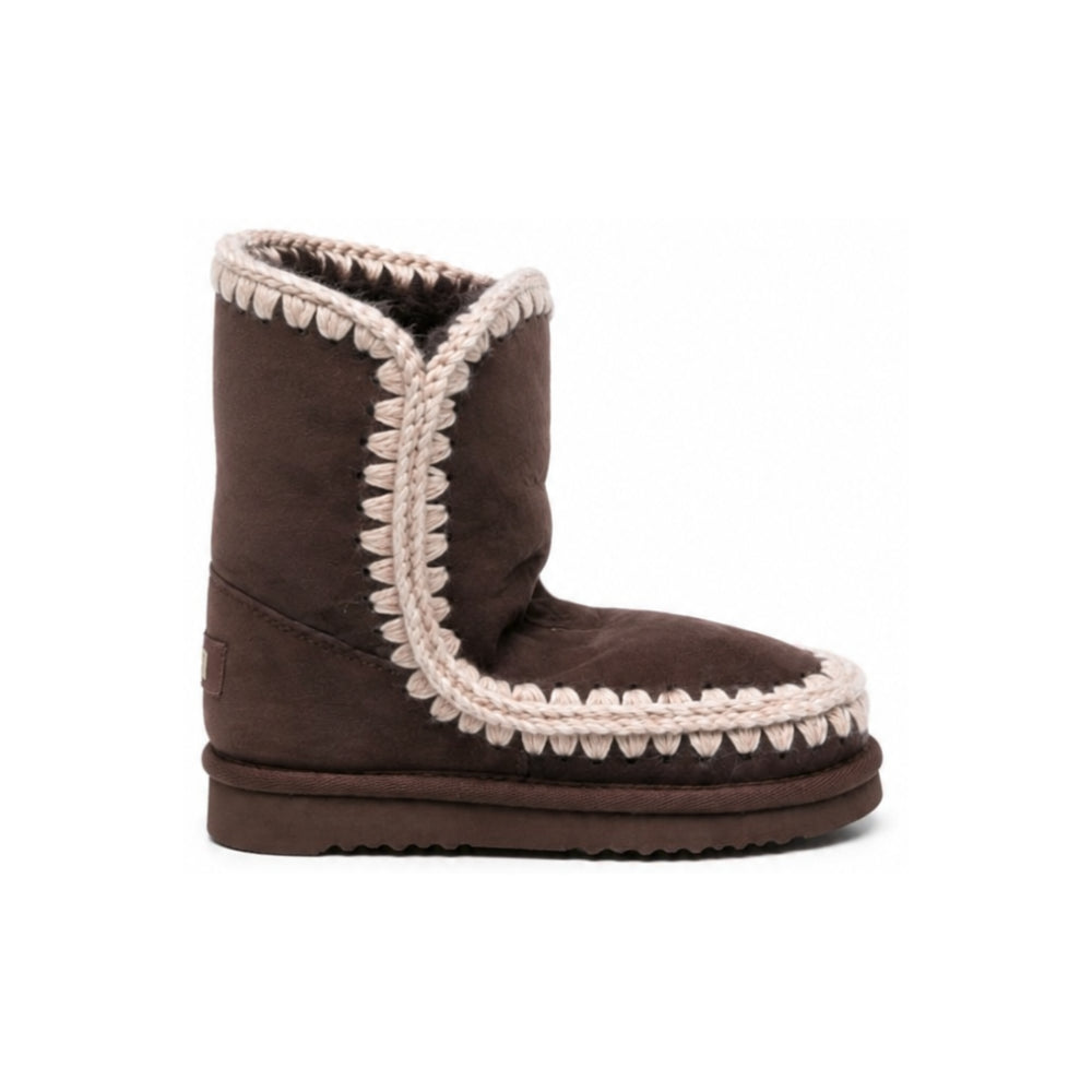 Stivali eskimo per bambina Mou Kids marrone con punta tonda FK101000A MOCHA MOU KIDS