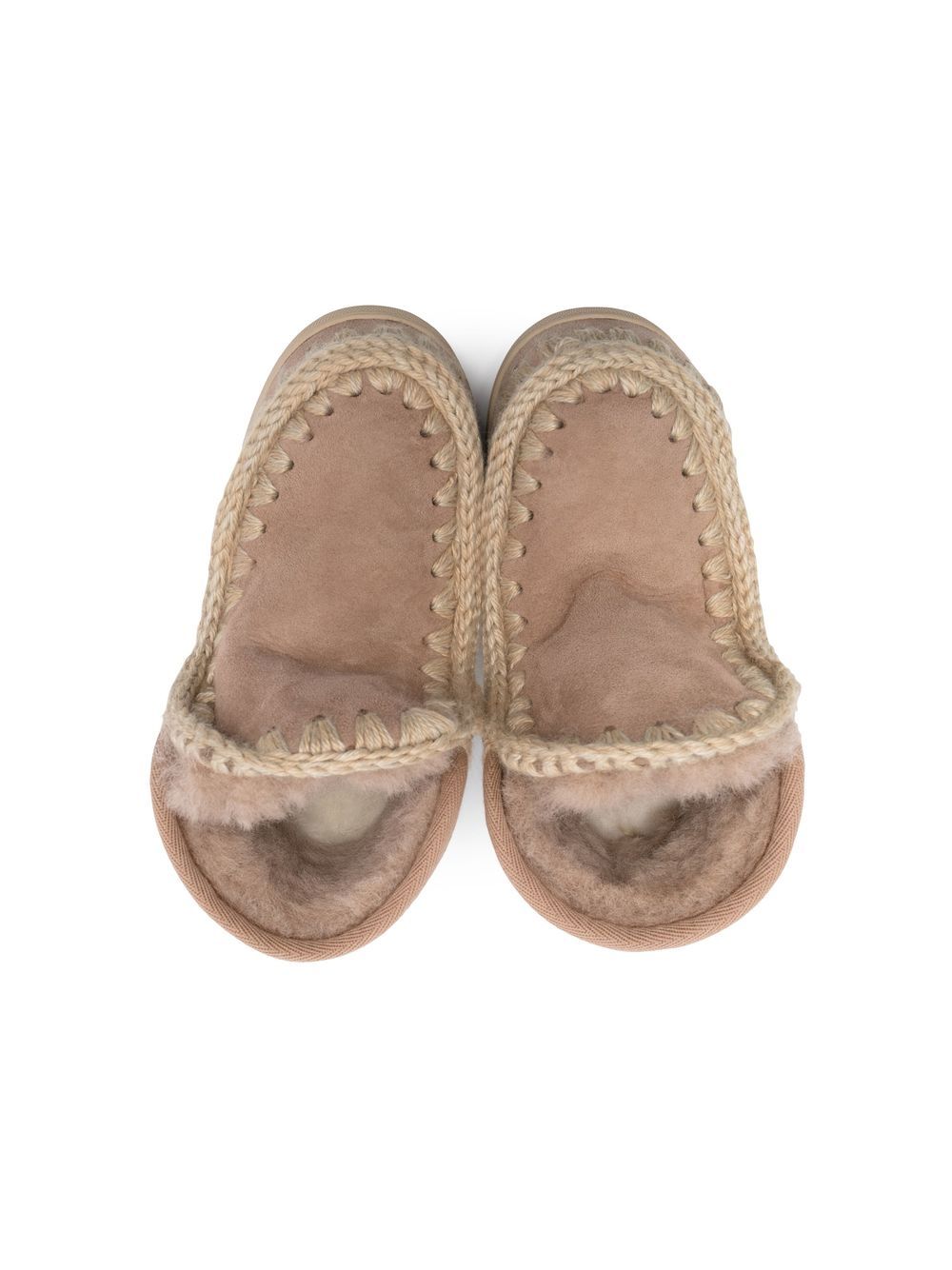 Stivali chunky per bambina Mou Kids beige mandorla con puinta tonda FK111015A CAM MOU KIDS