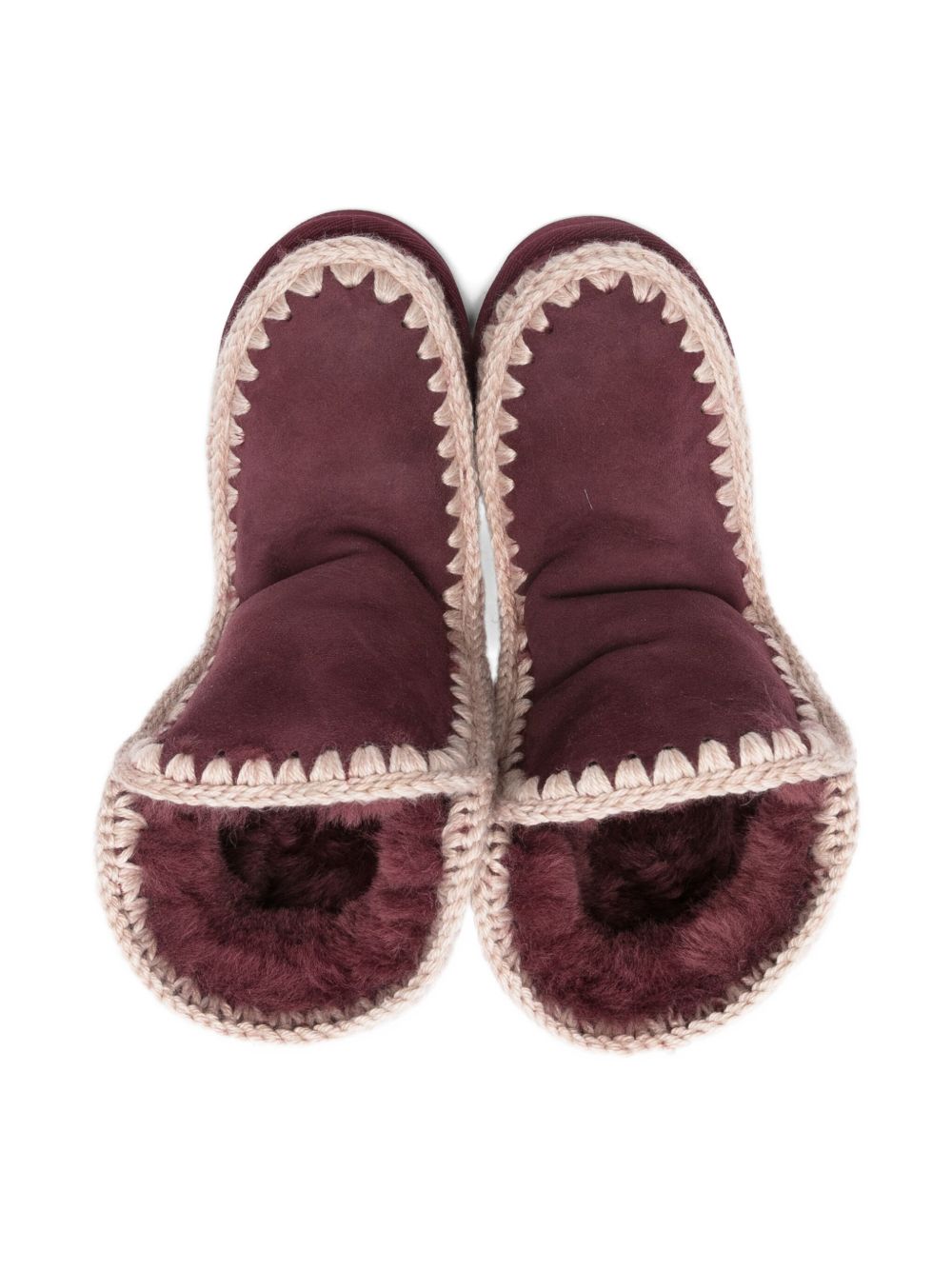 Stivali per bambina Mou Kids rosse in pelle scamosciata FW101000A CAB MOU KIDS