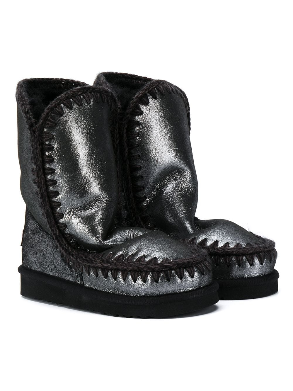Stivali Eskimo per bambina Mou Kids neri con punta tonda FW101000C MGBLK MOU KIDS