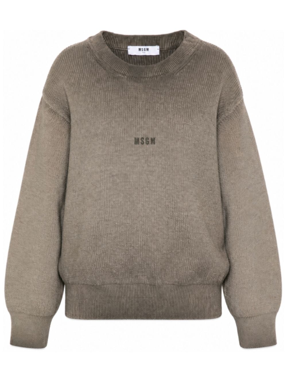 Maglione per bambino Msgm Kids marrone con effetto sfumatura F6MSJBJP317 943 MSGM KIDS